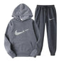 Men's and women's all-purpose sportswear with hooded sweatshirt for outdoor training, jogging, fashionable and casual, comfortab