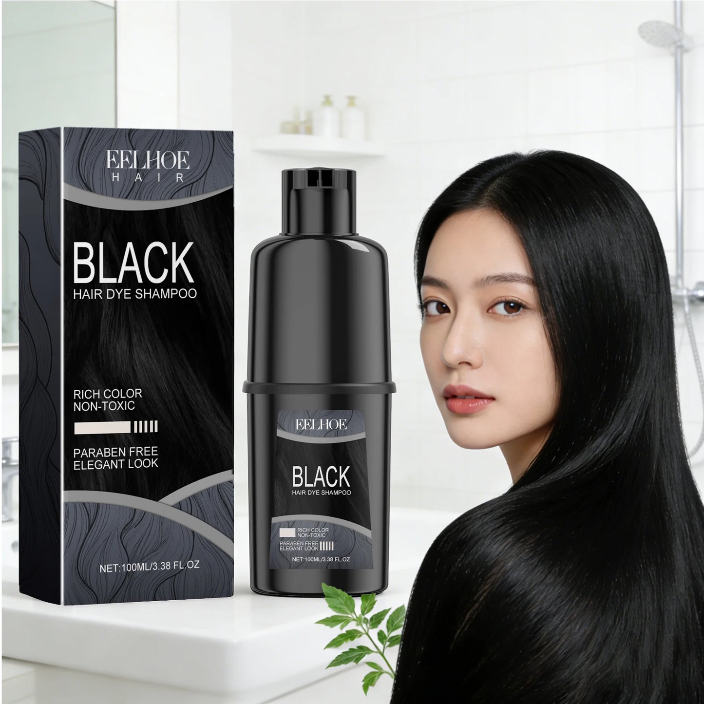 Hair Dye Shampoo Quick Hairdressing Maintain Lasting Color Effect Softening Hair Improve Gloss Herbal Essence Hair Color Shampoo