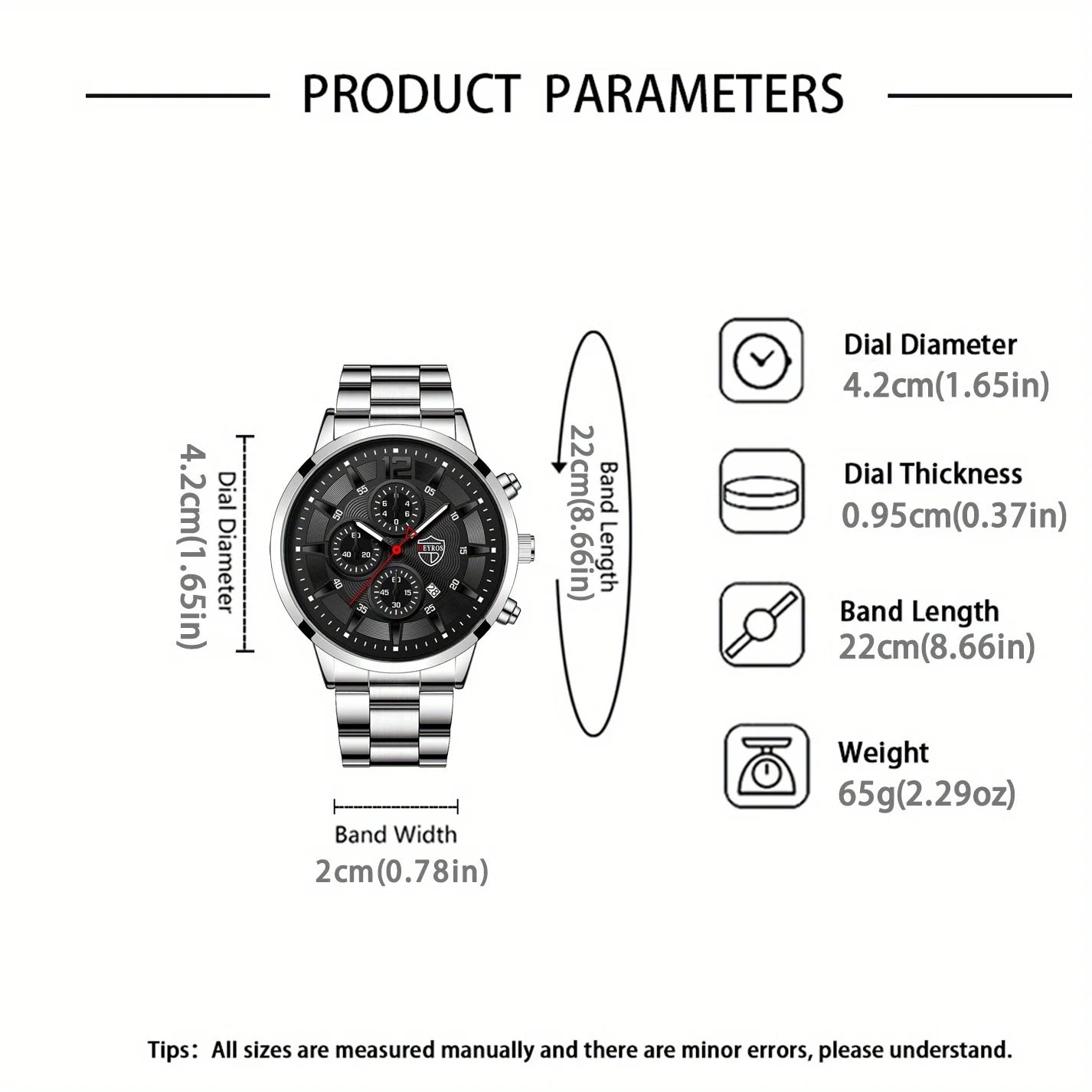 5p/set Business Casual Fashion Watch Set for Men, Travel Party Meeting Fashion Quartz Watch Set for Men, Halloween Gifts
