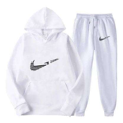 Men's and women's all-purpose sportswear with hooded sweatshirt for outdoor training, jogging, fashionable and casual, comfortab