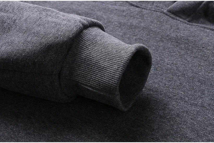 Men's fashionable casual sportswear, outdoor fitness jogging set, autumn and winter pullover hoodie + sweatpants two-piece set