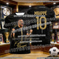 Fashion Mbappé Special Edition Football T-Shirt Quick Dry Outdoor Sports Jersey Breathable for Men Women Kids Daily Wear