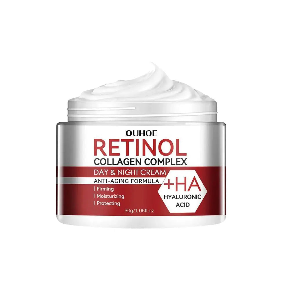 3pcs/set Retinol Wrinkle Remover Face Cream Firming Lifting Anti Aging Fade Fine Lines Moisturizing Whitening Repair Skin Cream