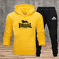 Men's Set Hooded Sweatshirts Sweatpants Autumn Winter Male Daily Casual Sports Jogger Suit 2026 Urban Fashion Hoodies Sportswear