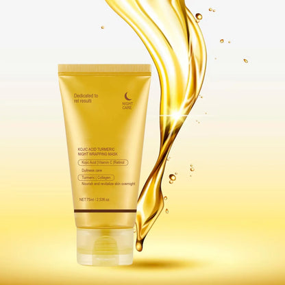 Turmeric Collagen Night Mask Hydrating Moisturizing Brightening Hydrating To Improves Spots Acne Dullness Skin Peel-off Mask