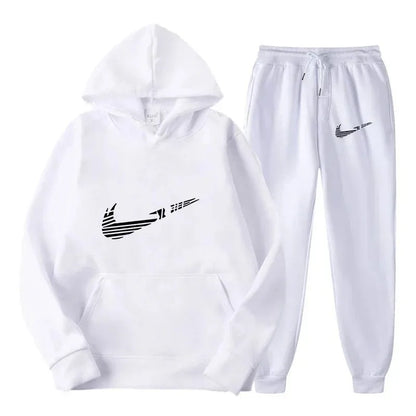 Men's and women's all-purpose sportswear with hooded sweatshirt for outdoor training, jogging, fashionable and casual, comfortab