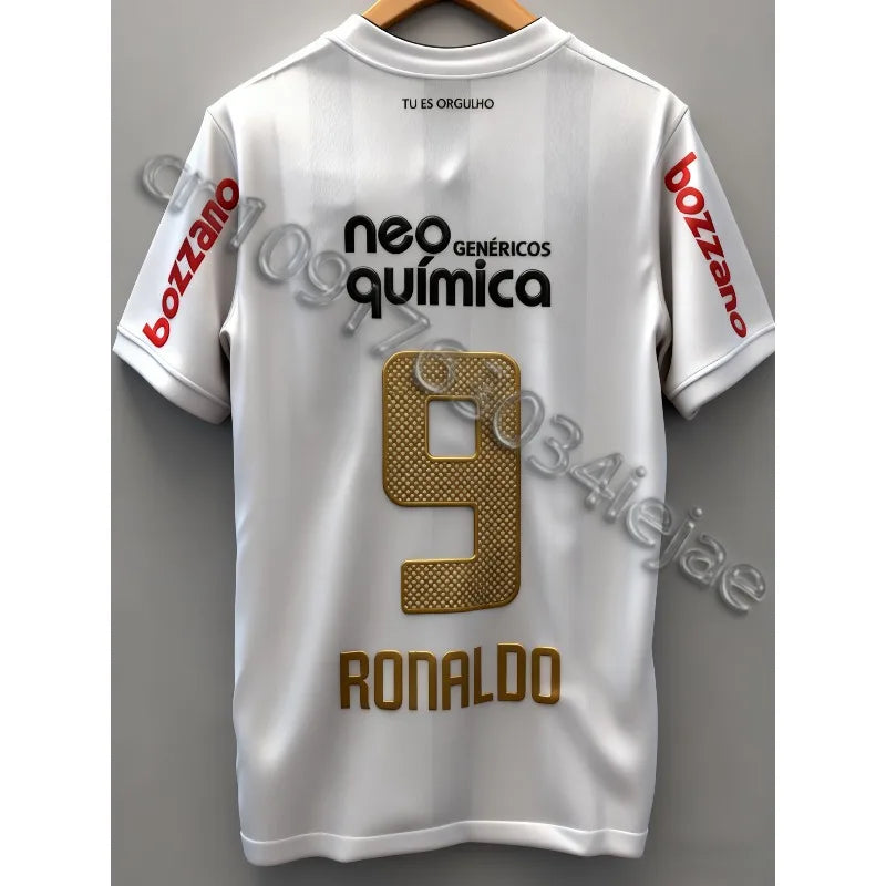 Brazilian Ronaldo Jersey Men's and Women's Outdoor Casual T-shirt Comfortable for Adults and Children 3D Printing