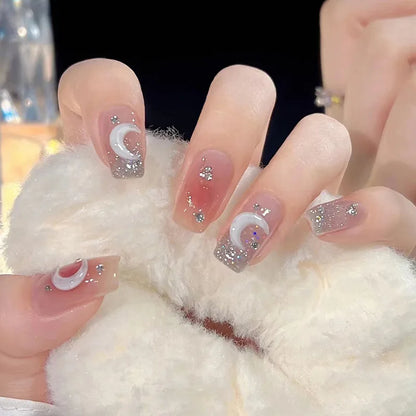 Medium Long Acrylic Fake Nails