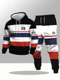 2026 Autumn/Winter New Men's Hoodie Set Y2K Fashion Warm Hoodie+sweatpants 2-piece Set Casual Loose Sportswear Set
