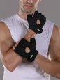 VBOSi Breathable Half Finger Gloves for Gym Exercise Cycling with Anti-slip Dots Palm Protection