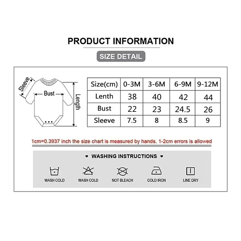 I Love Mom Exquisite Print 100% Cotton Cloths Comfortable Soft Onesie Bodysuit for Baby Jumpsuit for 0 To 12 Months Newborn