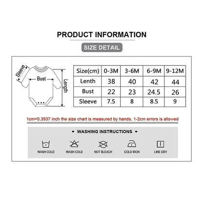 I Love Mom Exquisite Print 100% Cotton Cloths Comfortable Soft Onesie Bodysuit for Baby Jumpsuit for 0 To 12 Months Newborn