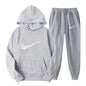 Men's and women's all-purpose sportswear with hooded sweatshirt for outdoor training, jogging, fashionable and casual, comfortab