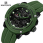 NAVIFORCE Luxury Watch Sport Waterproof Male Clock Date Digital Quartz Men Watch Double Display Wristwatch 2025 New reloj homb