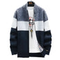Mens Fleece Zipper Cardigan Winter Jacket Sweater