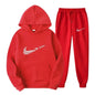 Men's and women's all-purpose sportswear with hooded sweatshirt for outdoor training, jogging, fashionable and casual, comfortab