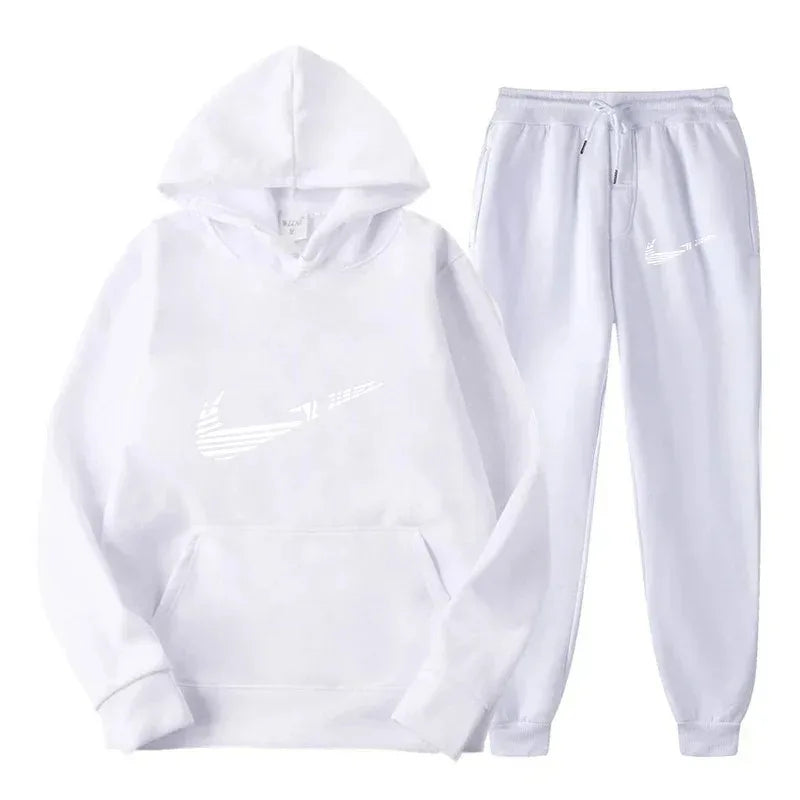 Men's and women's all-purpose sportswear with hooded sweatshirt for outdoor training, jogging, fashionable and casual, comfortab