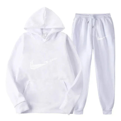Men's and women's all-purpose sportswear with hooded sweatshirt for outdoor training, jogging, fashionable and casual, comfortab