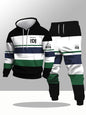 2026 Autumn/Winter New Men's Hoodie Set Y2K Fashion Warm Hoodie+sweatpants 2-piece Set Casual Loose Sportswear Set