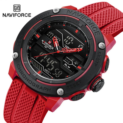 NAVIFORCE Luxury Watch Sport Waterproof Male Clock Date Digital Quartz Men Watch Double Display Wristwatch 2025 New reloj homb