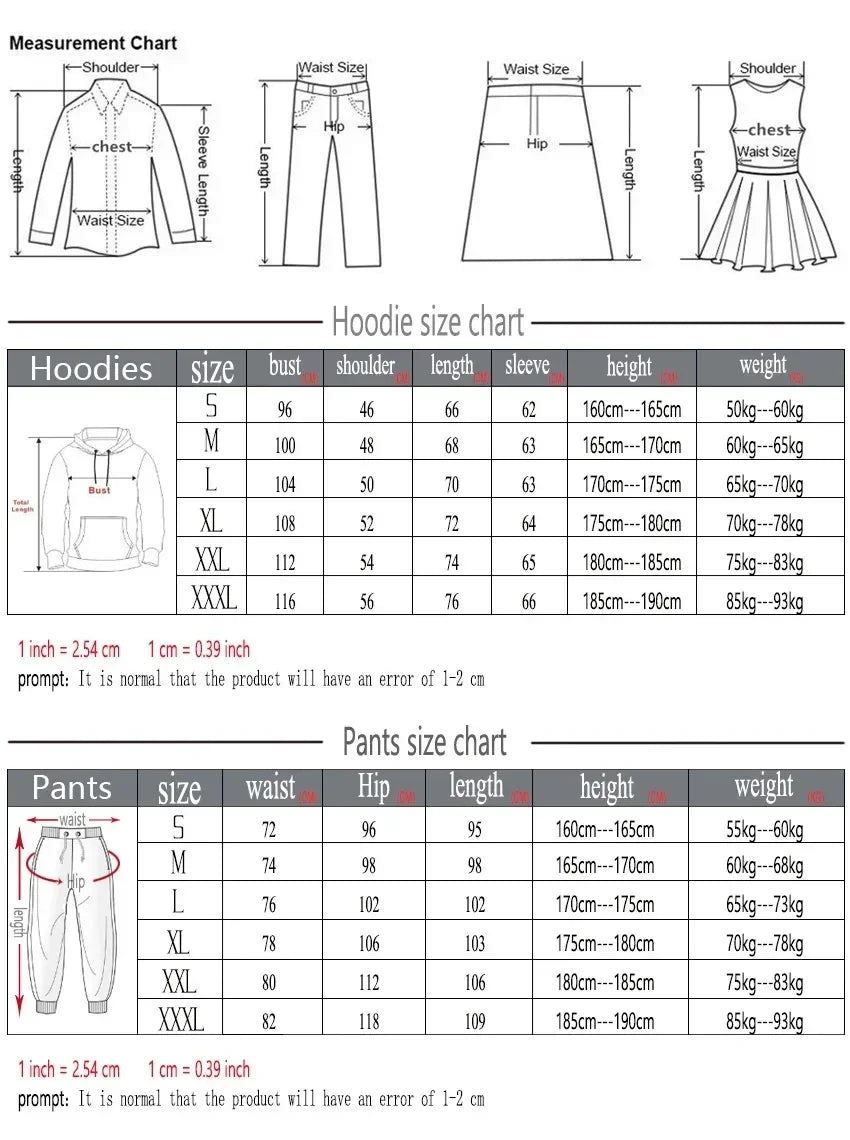 Men's fashionable casual sportswear, outdoor fitness jogging set, autumn and winter pullover hoodie + sweatpants two-piece set