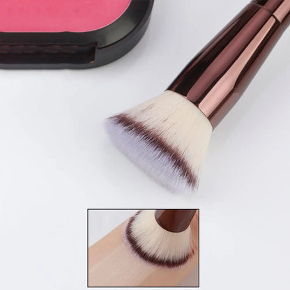3 styles Double-headed Makeup Brush With Soft Bristles Foundation Brush Blush Brush BB Cream Makeup Brush Portable Makeup Tool