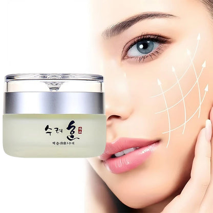 Korean Collagen Firming Anti Wrinkle Face Cream Fade Fine Lines Lifting Anti Aging Deep Hydration Whitening Skin Care Cream 50g