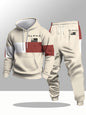 2026 Autumn/Winter New Men's Hoodie Set Y2K Fashion Warm Hoodie+sweatpants 2-piece Set Casual Loose Sportswear Set