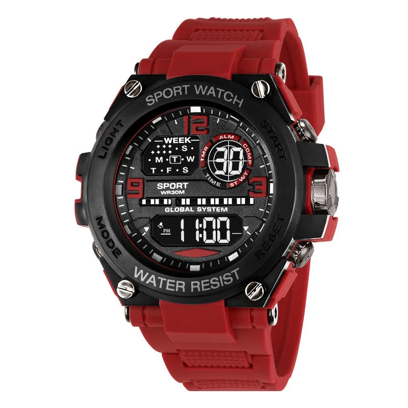 Fashion Sport Electronic Watch Waterproof Stopwatch Man Watches Luminous Alarm Clock Digital Wristwatch