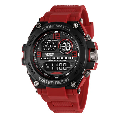 Fashion Sport Electronic Watch Waterproof Stopwatch Man Watches Luminous Alarm Clock Digital Wristwatch