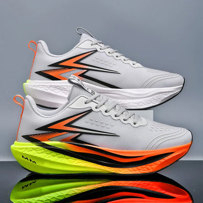 NEW Running Shoes Men Carbon Board Marathon Sports Breathable Lightweight Women's Comfortable Athletic Nonskid Sneakers Casual