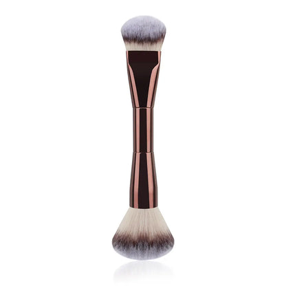 3 styles Double-headed Makeup Brush With Soft Bristles Foundation Brush Blush Brush BB Cream Makeup Brush Portable Makeup Tool