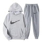 Men's and women's all-purpose sportswear with hooded sweatshirt for outdoor training, jogging, fashionable and casual, comfortab