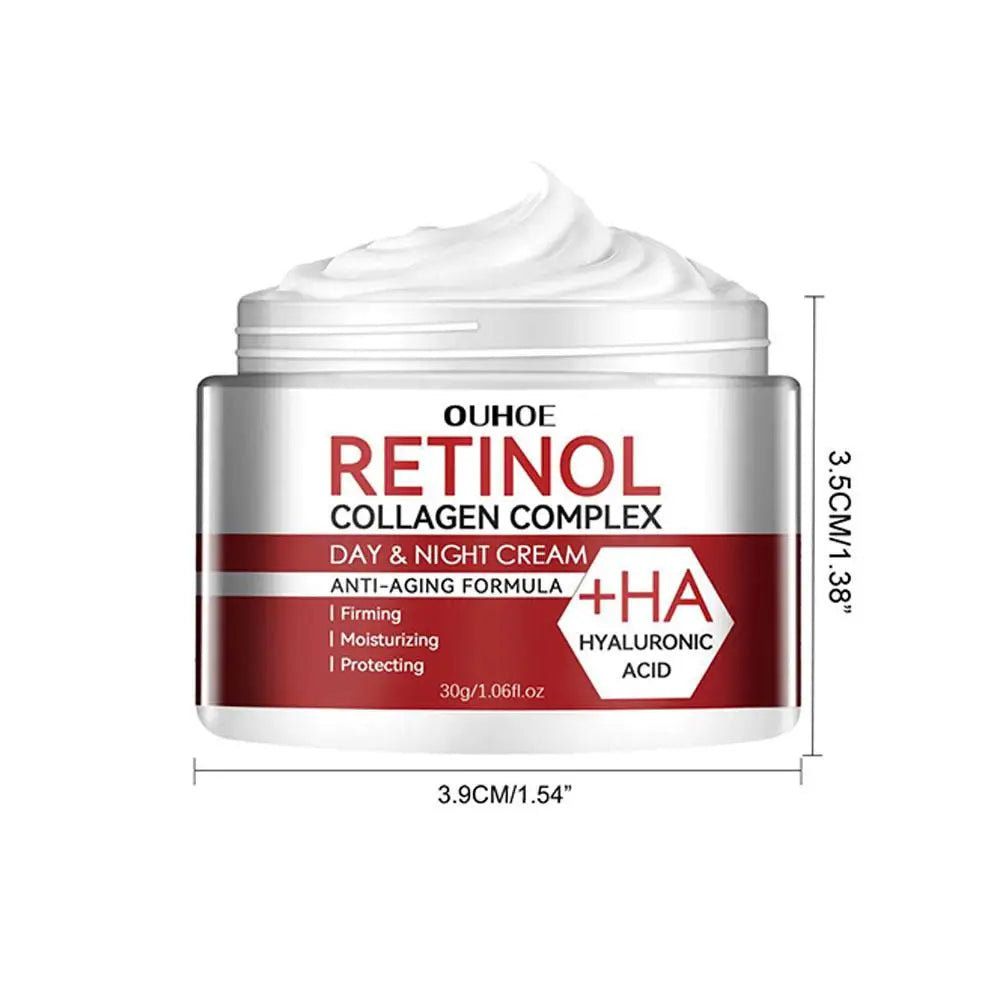 3pcs/set Retinol Wrinkle Remover Face Cream Firming Lifting Anti Aging Fade Fine Lines Moisturizing Whitening Repair Skin Cream