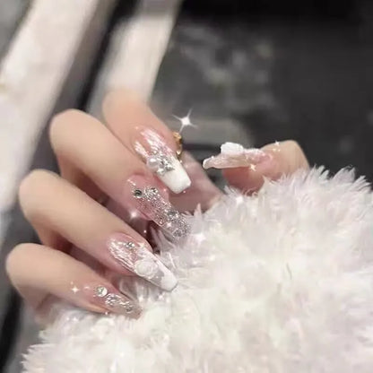 Medium Long Acrylic Fake Nails
