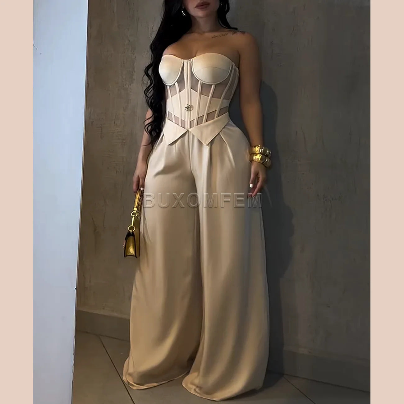 Ladies Stylish One-Piece Sets Female Sleeveless Yoga Sets Women's Fashion Jumpsuits Streetwear Outfits Evening Party Clothings