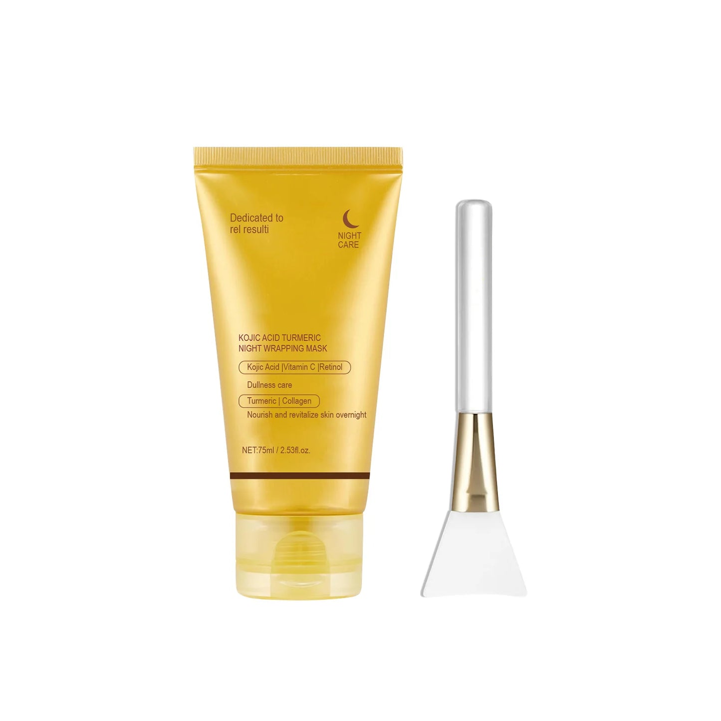 Turmeric Collagen Night Mask Hydrating Moisturizing Brightening Hydrating To Improves Spots Acne Dullness Skin Peel-off Mask