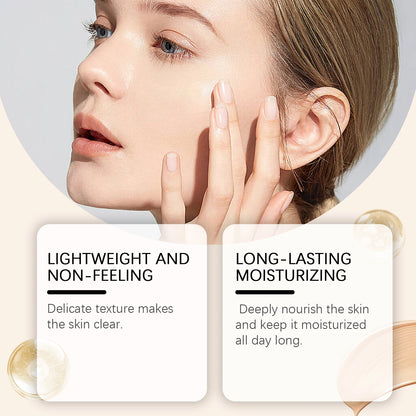 Moisturizing & Protective Foundation - Lightweight, Matte, Clear & Long-Lasting, Hydrating with Luminous Finish