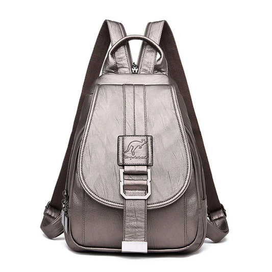 NNEOBA Travel Backpack Women Shoulder School Bag (Bronze)