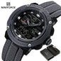 NAVIFORCE Luxury Watch Sport Waterproof Male Clock Date Digital Quartz Men Watch Double Display Wristwatch 2025 New reloj homb