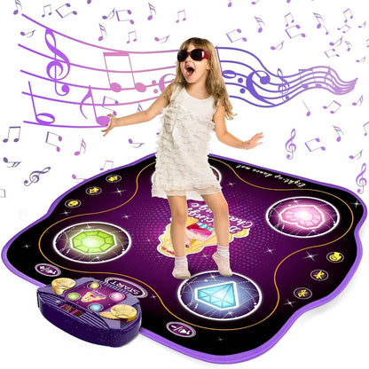Dance Mat Toys For 3-12 Year Old Kids Electronic Dance Pad Children's Gift UK