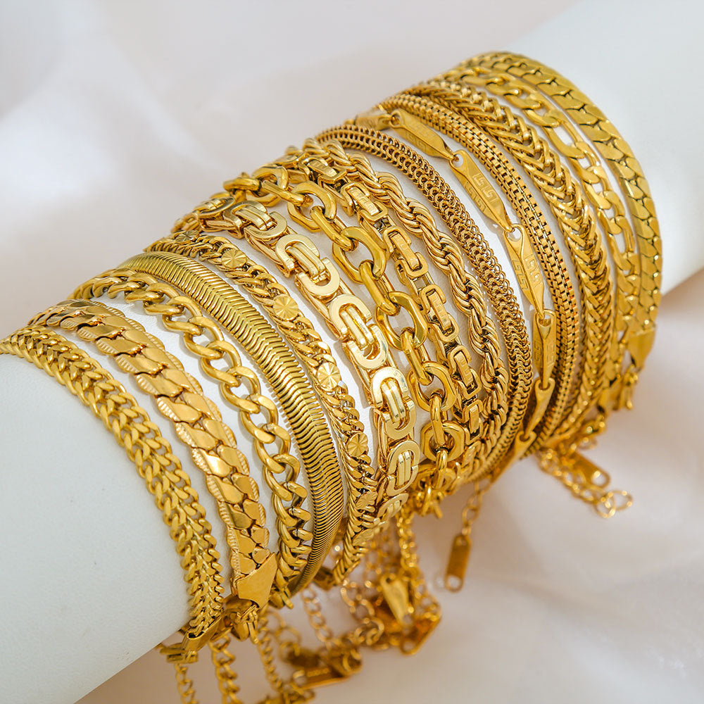 Stainless Steel Chain Bracelet High-end Womens Jewelry