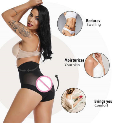 Women High Waist Slimming Tummy Control Knickers Shaper Briefs Underwear Panty--L Code