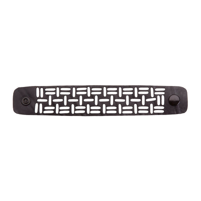 Sequence Recycled Rubber Geometric Bracelet-2