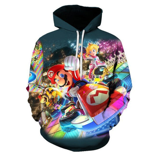 Classic Cartoon Mario Bros 3D Print Jacket Men/Women Casual Streetwear Hoodie Man Cute Clothes Sweat Pour Homme Harajuku