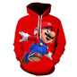 Classic Cartoon Mario Bros 3D Print Jacket Men/Women Casual Streetwear Hoodie Man Cute Clothes Sweat Pour Homme Harajuku