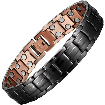 Pure Copper Fully Magnetic Bracelet For Arthritis Relief Remove Tool Gift Boxed