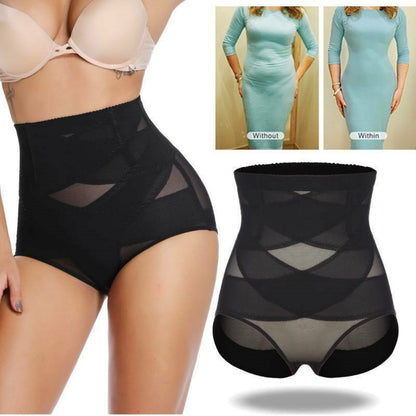 Women High Waist Slimming Tummy Control Knickers Shaper Briefs Underwear Panty--L Code