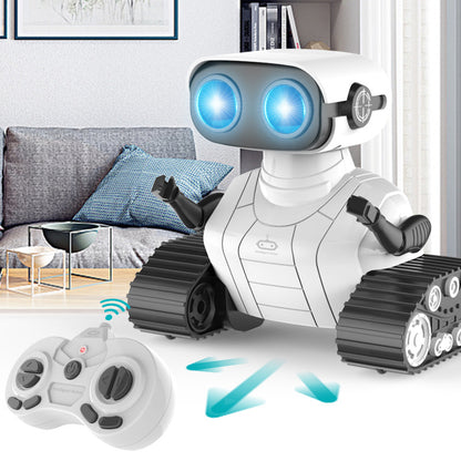 Children's Sound And Light Dancing Rechargeable Remote Control Robot Toys
