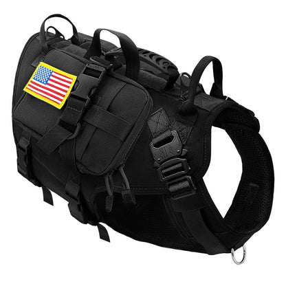 Tactical Dog Harness Military No Pull Pet Harness Vest